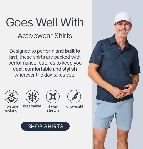 goes well with activewear shirts