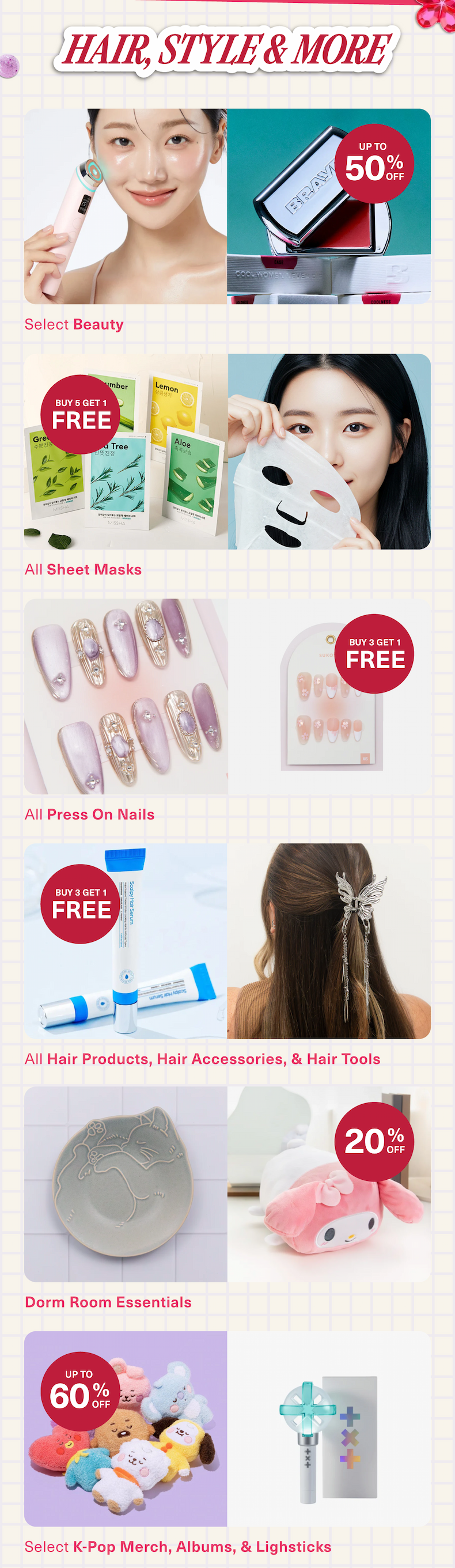 HAIR, STYLE & MORE