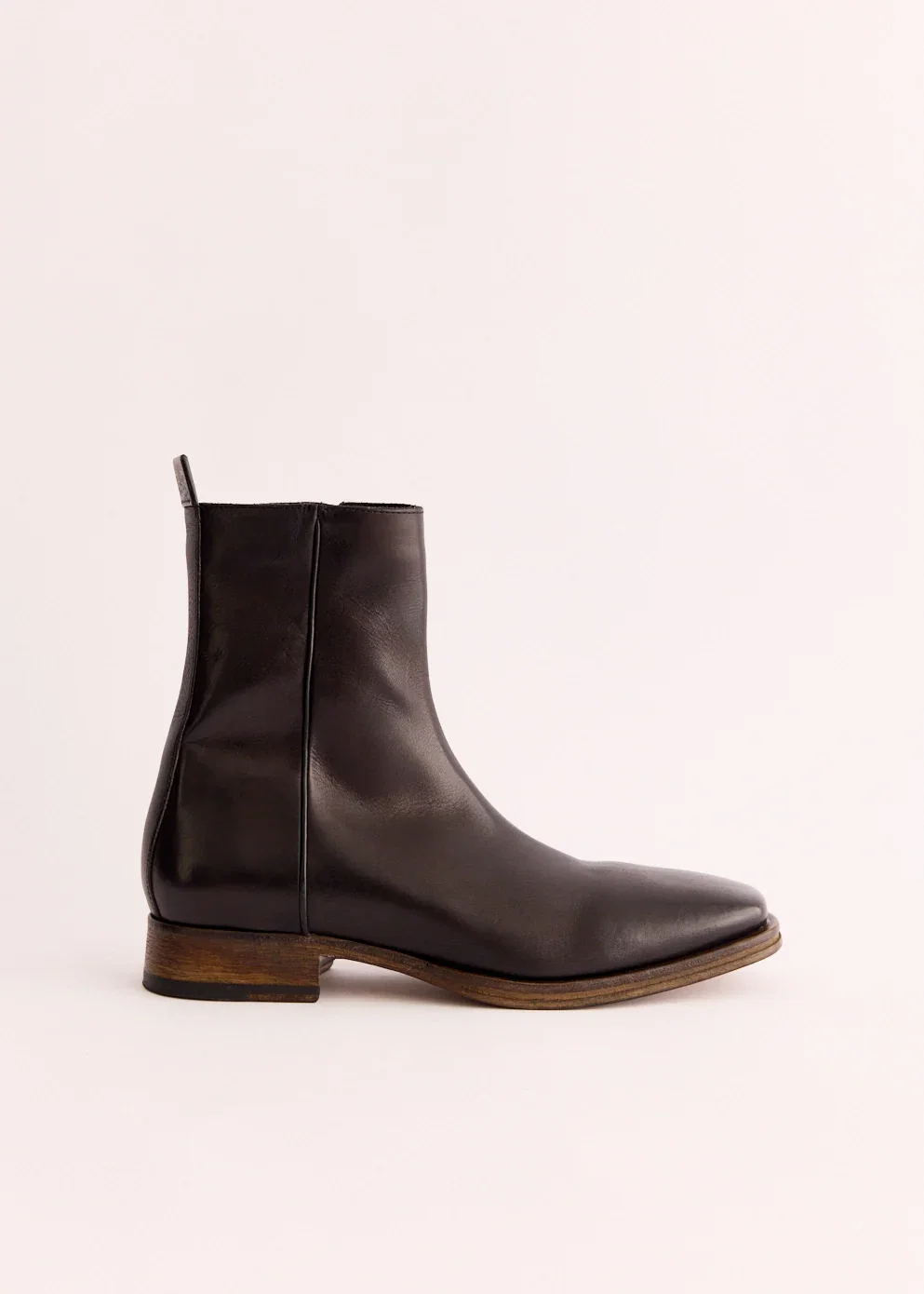 Image of Leather Ankle Boots