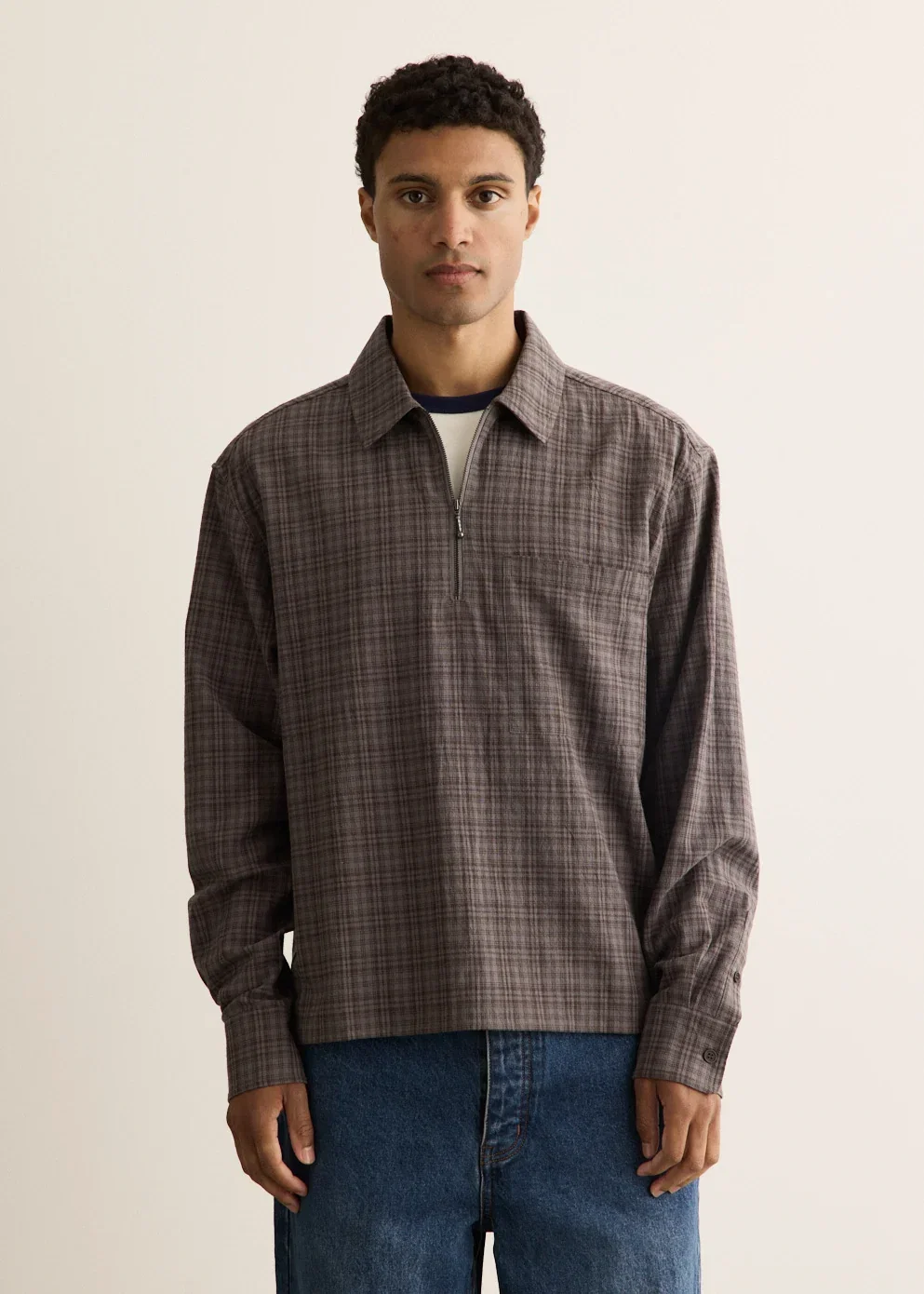 Image of Ryder Quarter Zip Popover Shirt