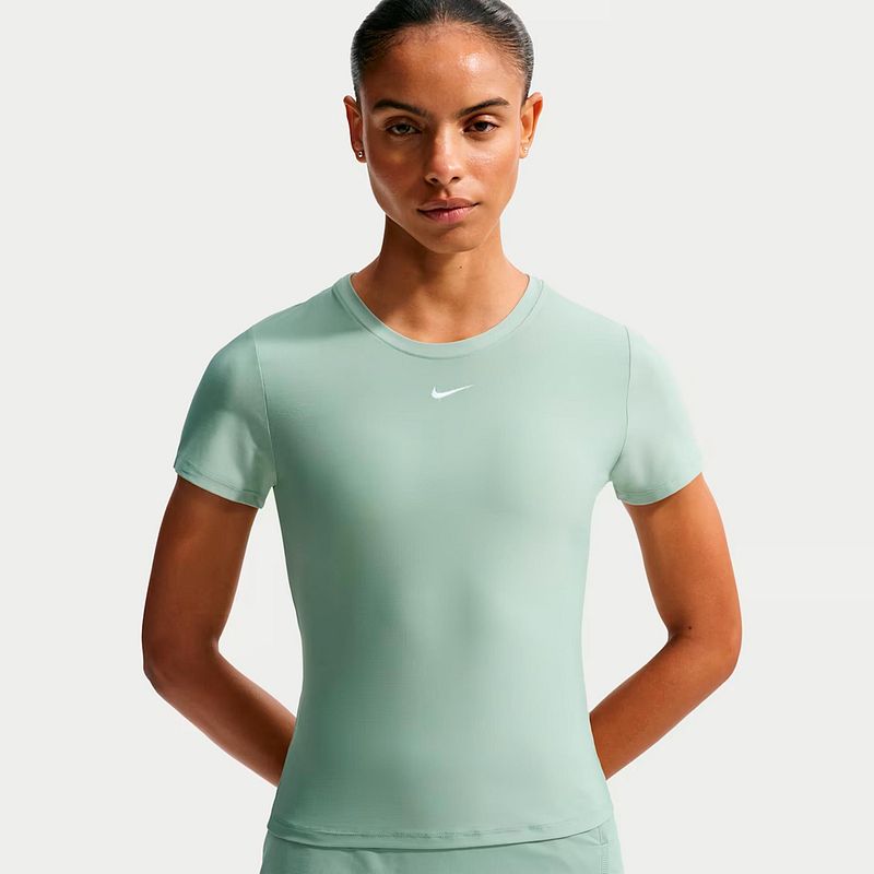 Dri-Fit Victory T-Shirt Damen - graugrün, weiß