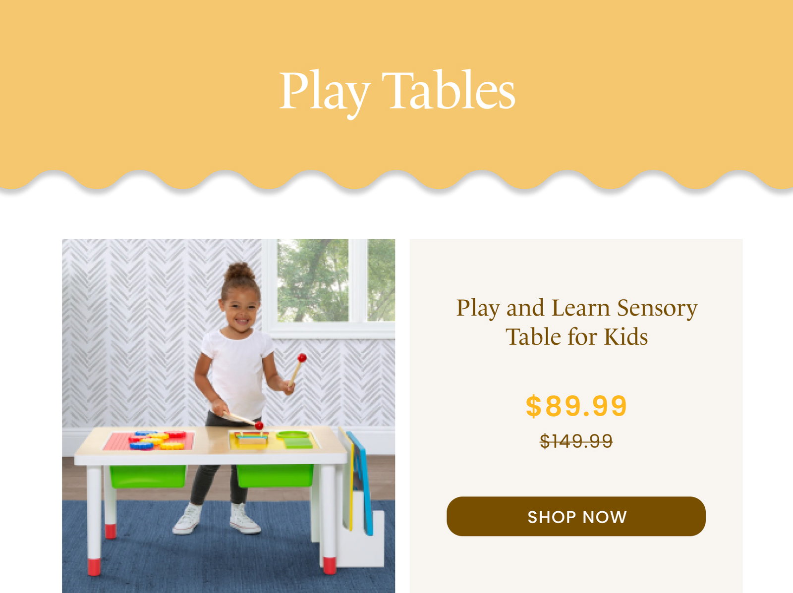 Shop Play and Learn Sensory Table for Kids