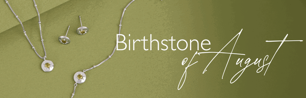 August Birthstone Jewellery