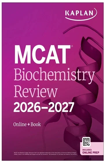 MCAT Biochemistry Review 2026-2027, by Kaplan Test Prep