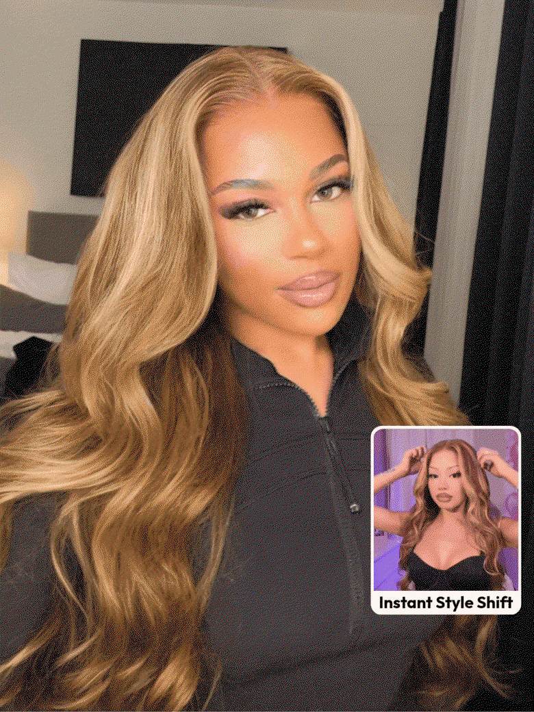 [20'=$99] 13x4 Lace Front 180% Density Wig Honey Blonde Body Wave