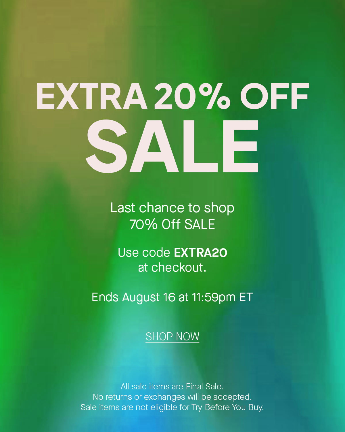Extra 20% Off SALE