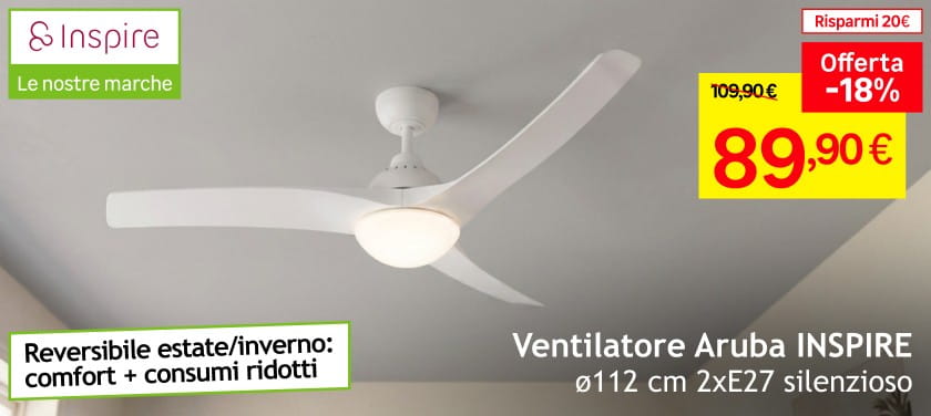 Ventilatore Aruba INSPIRE 89,90 €