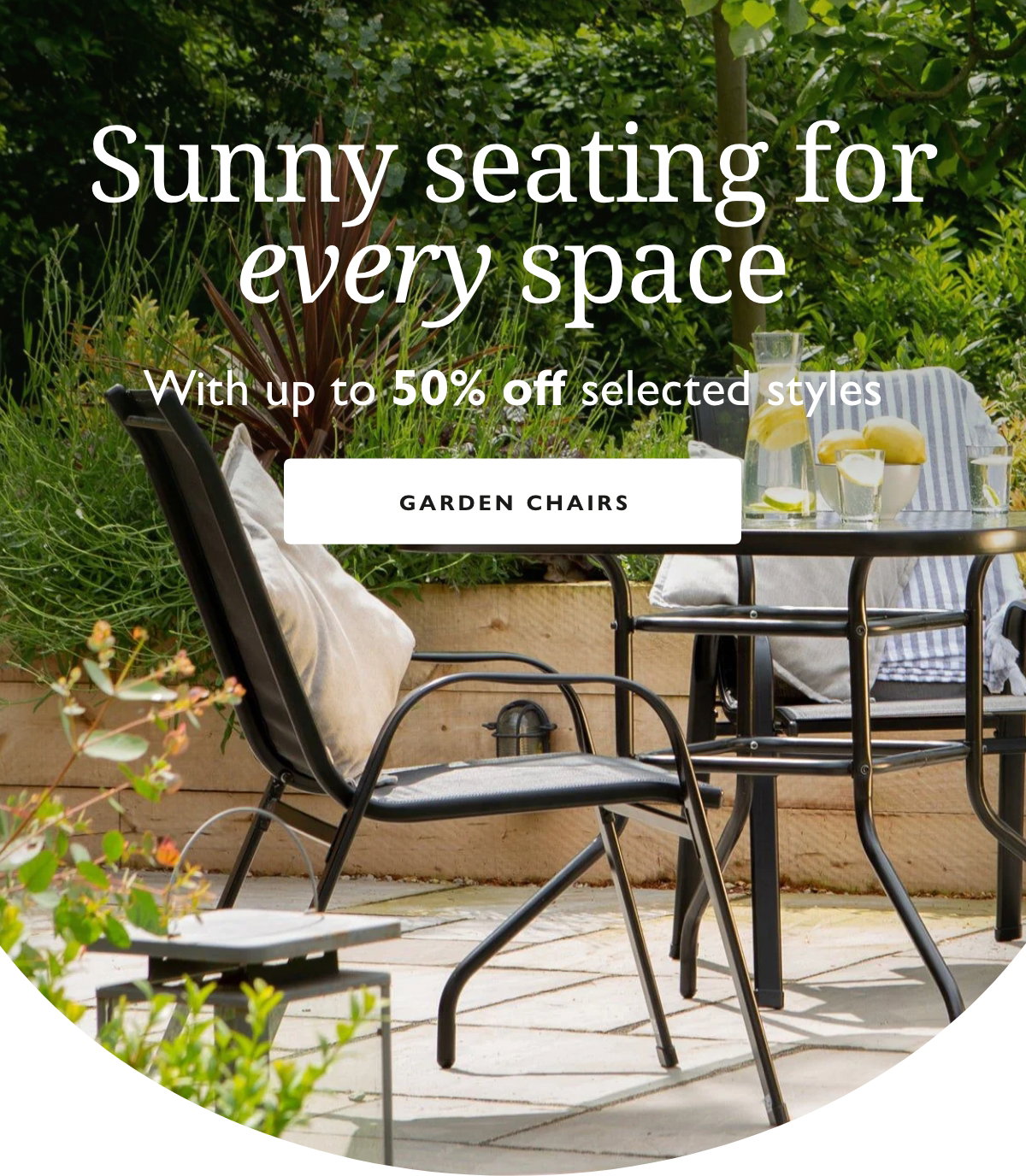 Sunny seating for every space