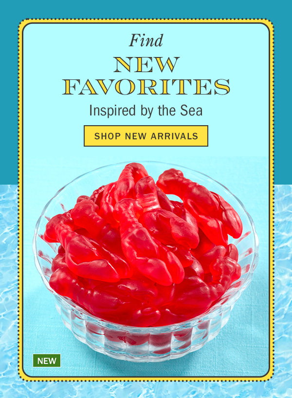 Find New Favorites Inspired By The Sea. Shop New Arrivals. New: Maine Lobstah Gummies, 1.5 Pound Bag