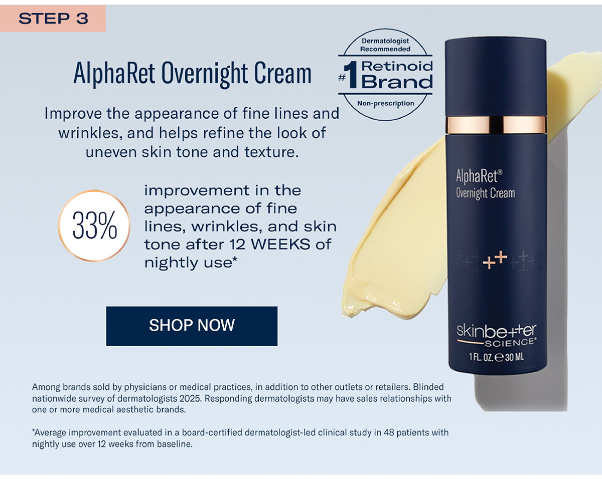 alpharet overnight cream