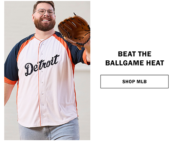 BEAT THE BALLGAME HEAT. SHOP MLB