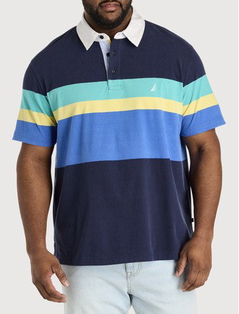 Colorblocked Polo Shirt