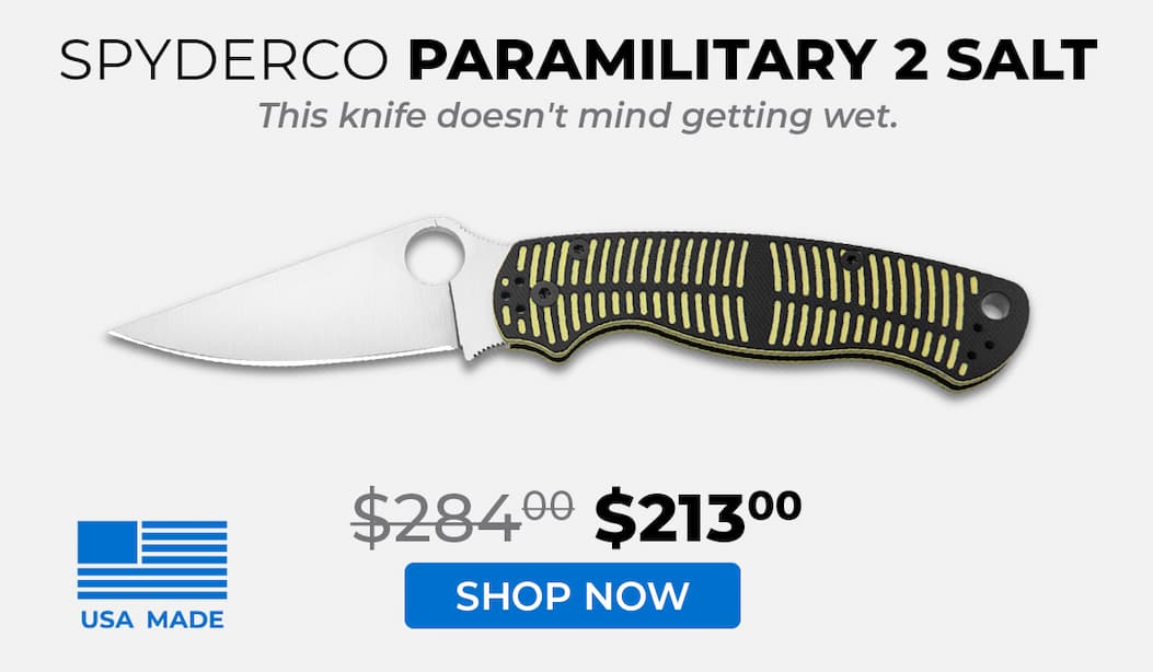 Spyderco Paramilitary 2 Salt
