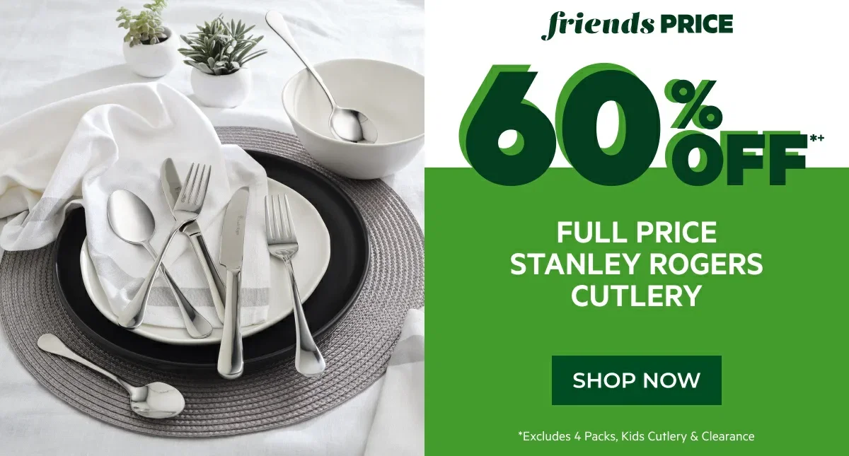 60% Off Stanley Rogers Cutlery