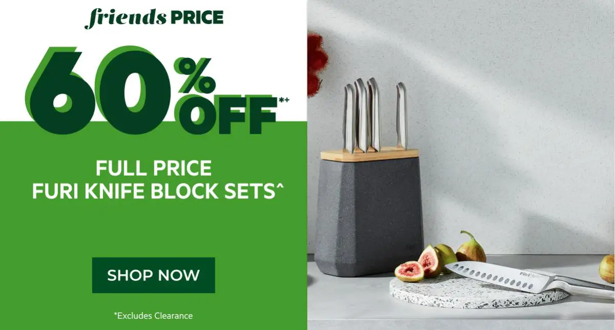 60% Off Furi Knife Block Sets