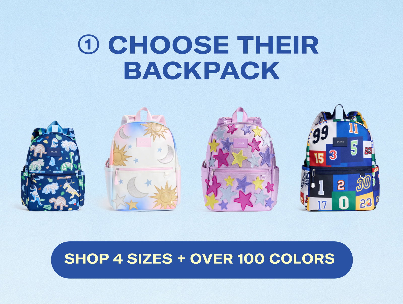 Choose their backpack