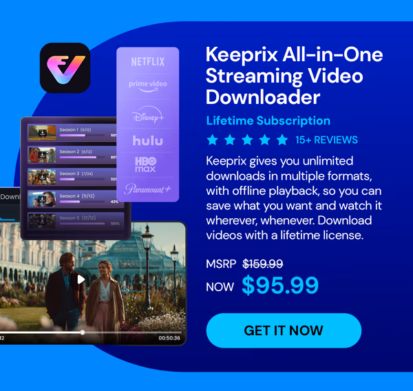 Keeprix All-in-One Streaming Video Downloader: Lifetime Subscription
