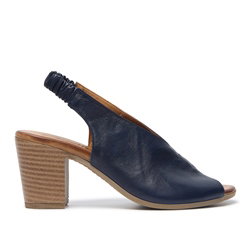 Buttercup Navy Leather Sandals