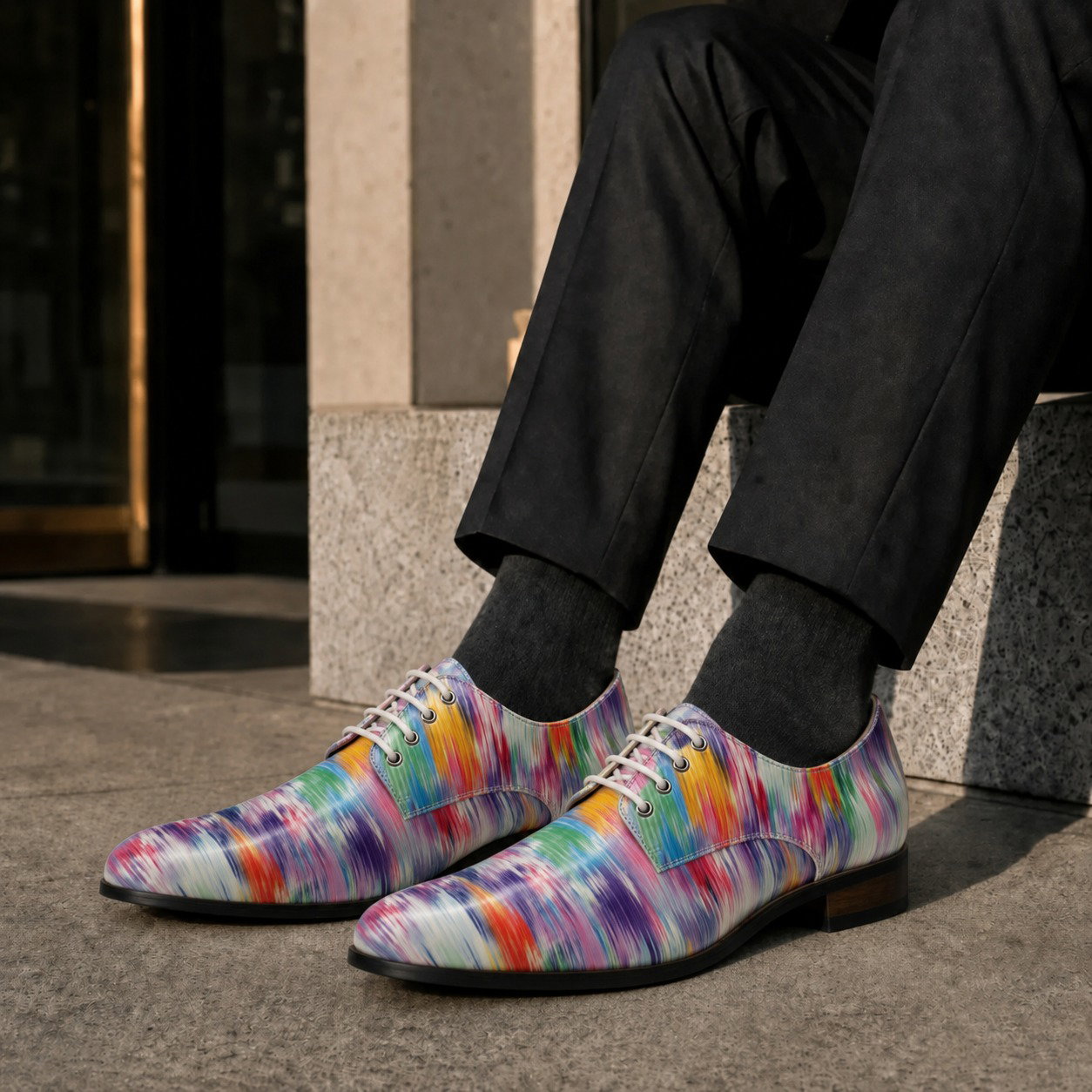 #1. Rainbow Colora Eleganter Schuh