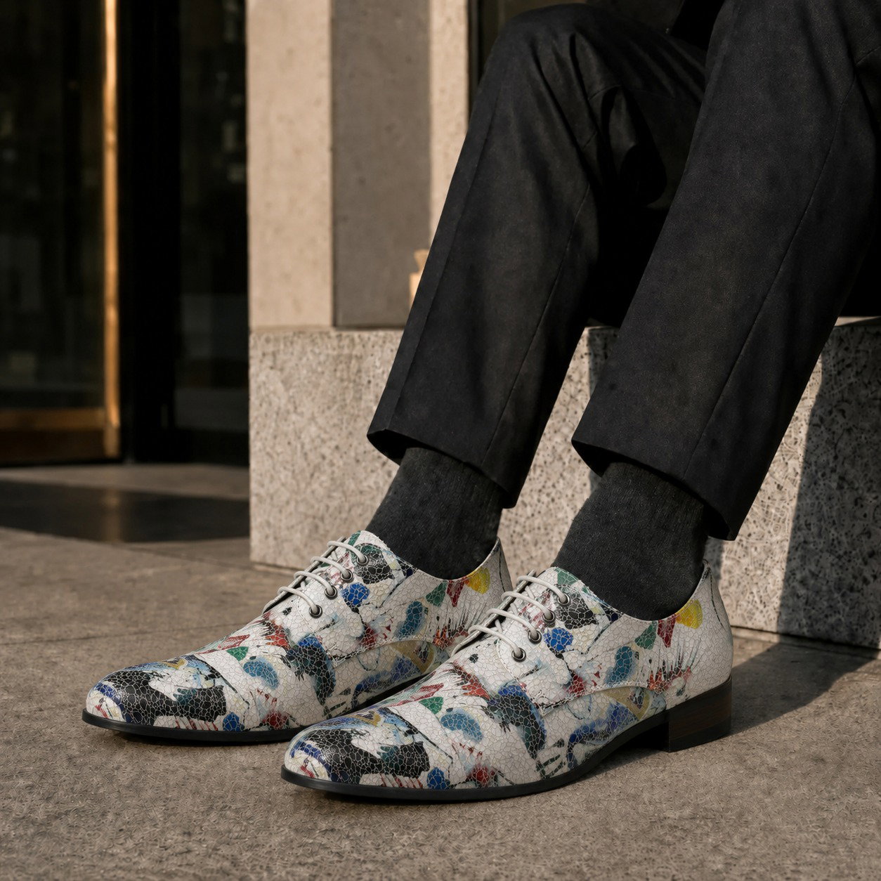 #13. Painted Mosaic Eleganter Schuh