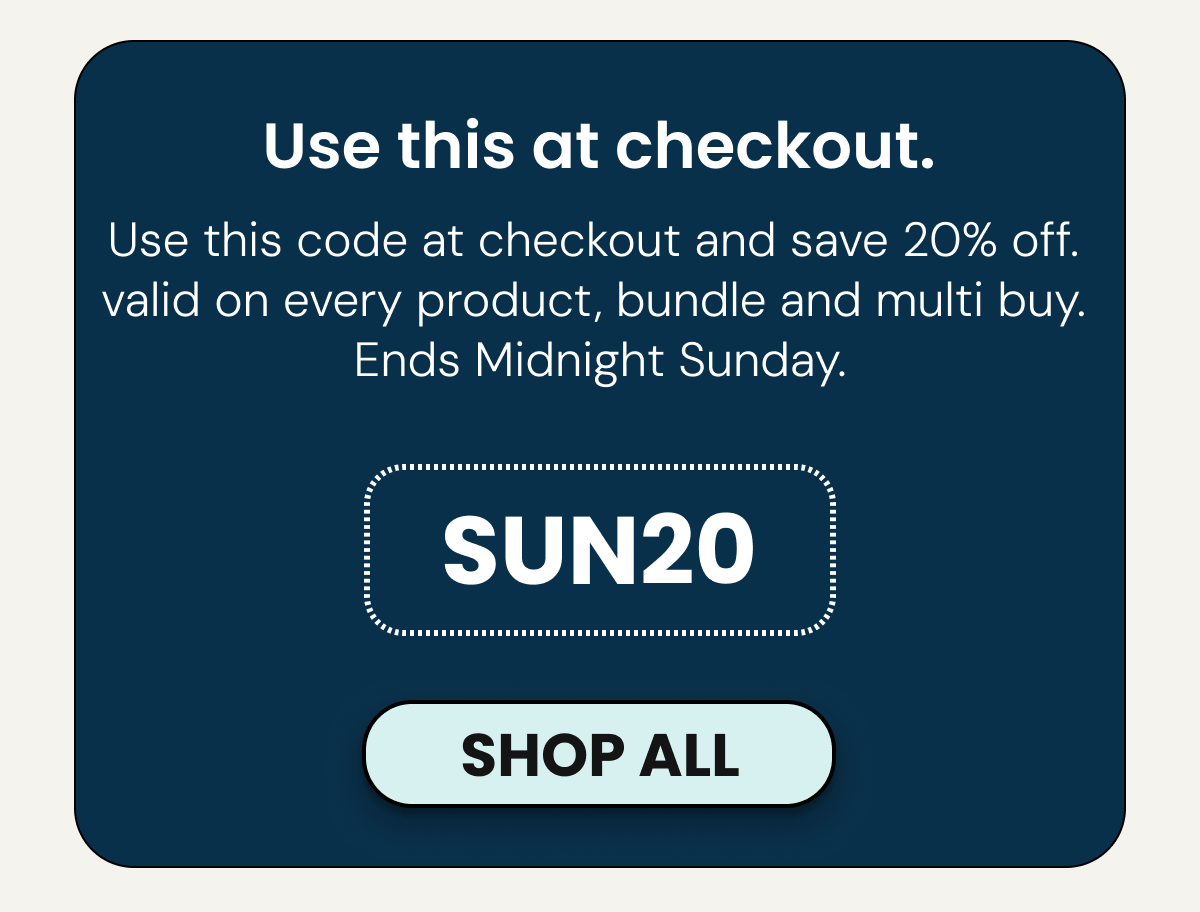 15% off the store, your health is an evolution