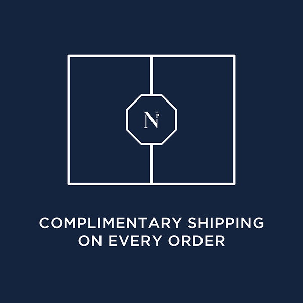 Complimentary shipping on every order.