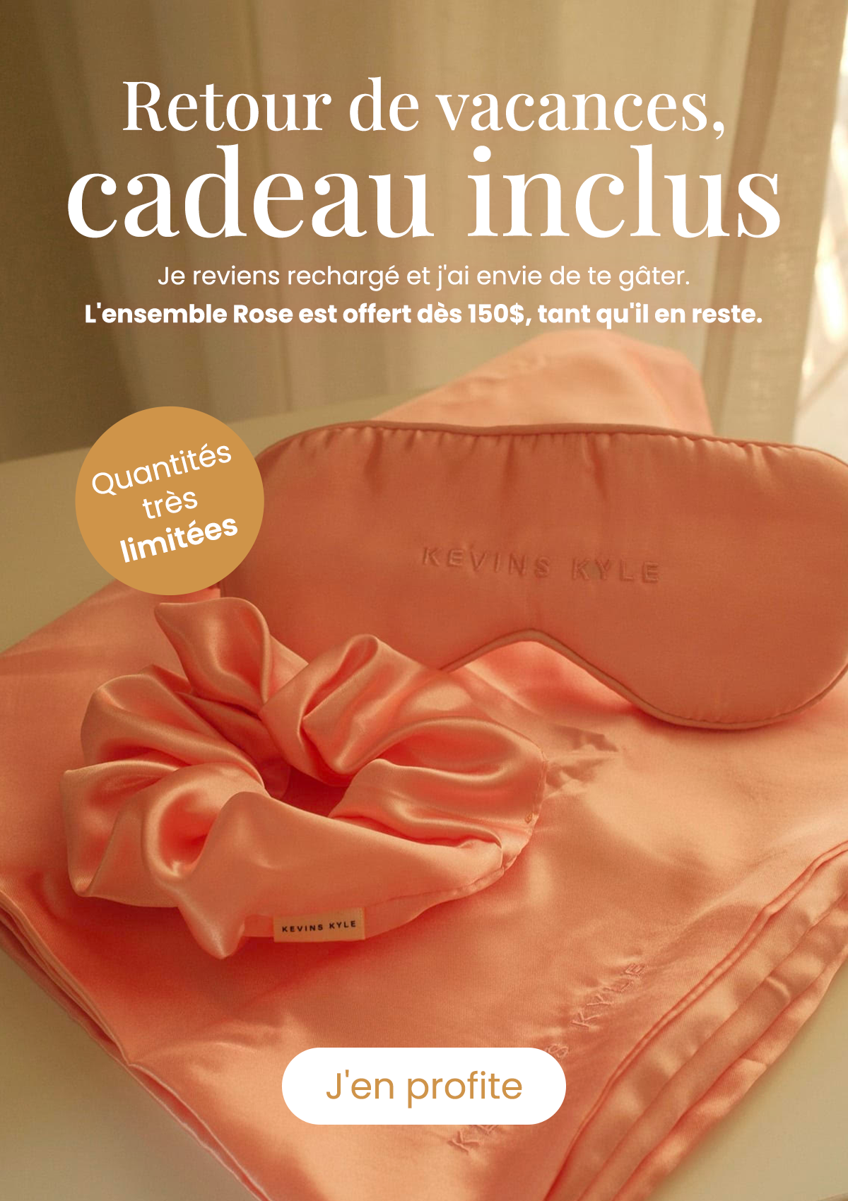 Retour de vacances, cadeau inclus
