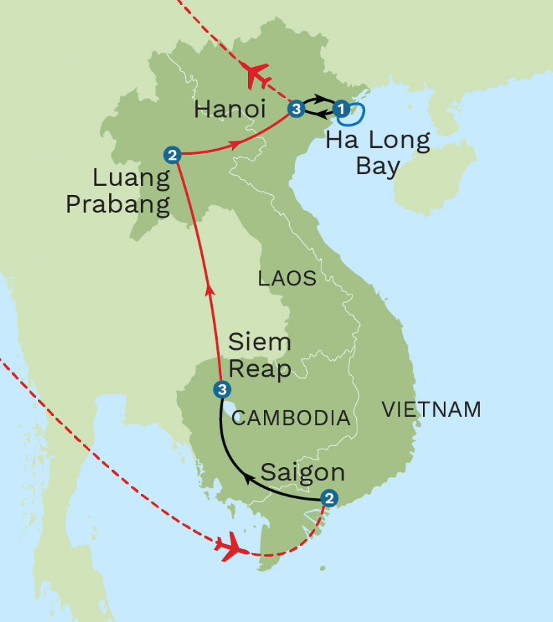 Vietnam, Laos and Cambodia Explorer
