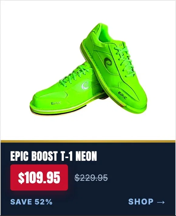 Epic Boost T-1 Performance Right Hand Neon Bowling Shoes