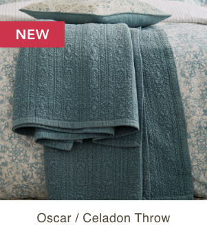 Oscar / Celadon Throw