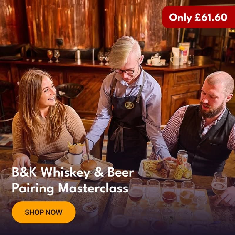 B&K Whisky & Beer Pairing Masterclass for Two
