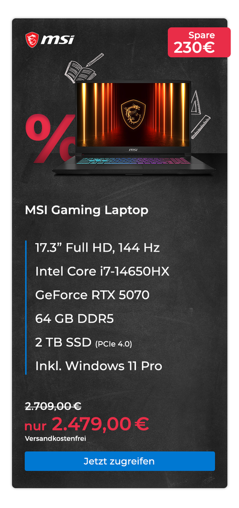 MSI Katana 15 Gaming Laptop