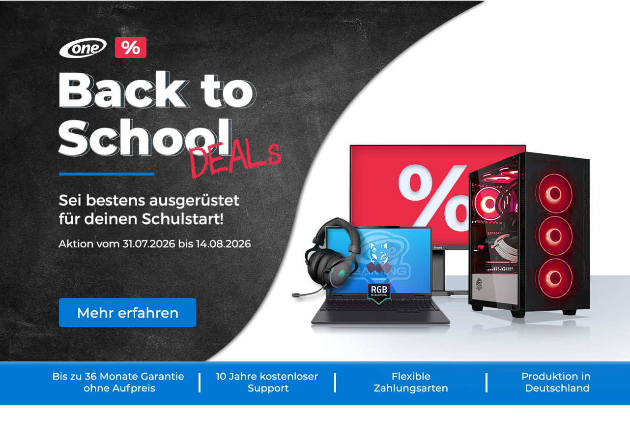 Back to School Sale bei ONE.de