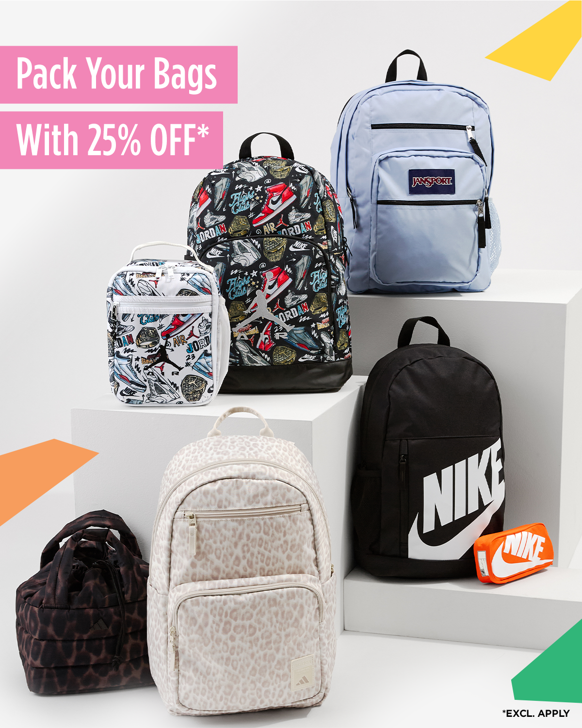 Pack Your Bags With 25% Off