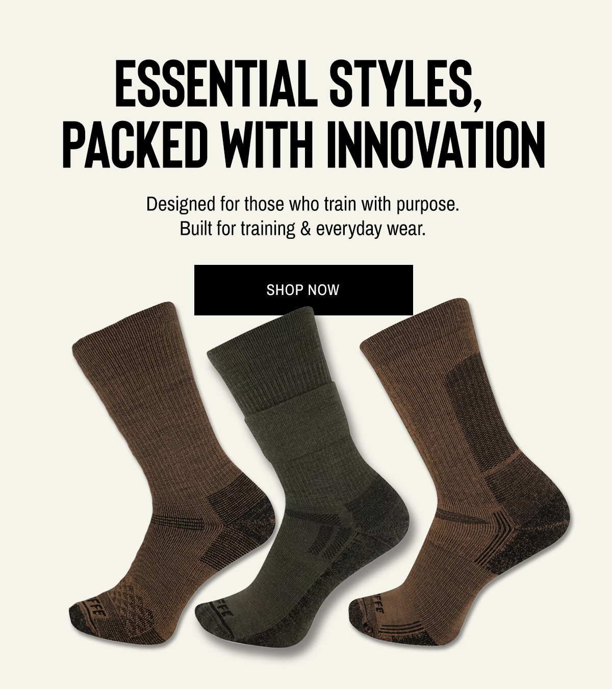 Essential styles, packed with innovation. Designed for those who train with purpose. Shop now.
