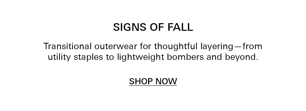 transitional outerwear for thoughtful layering