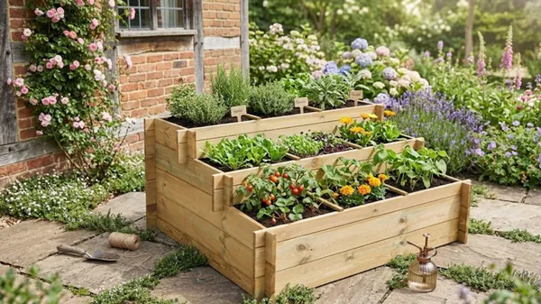 Carré potager: la solution idéale pour cultiver vos légumes sans vous baisser