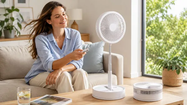 Canicule: ce ventilateur pliable et silencieux baisse de prix sur Amazon