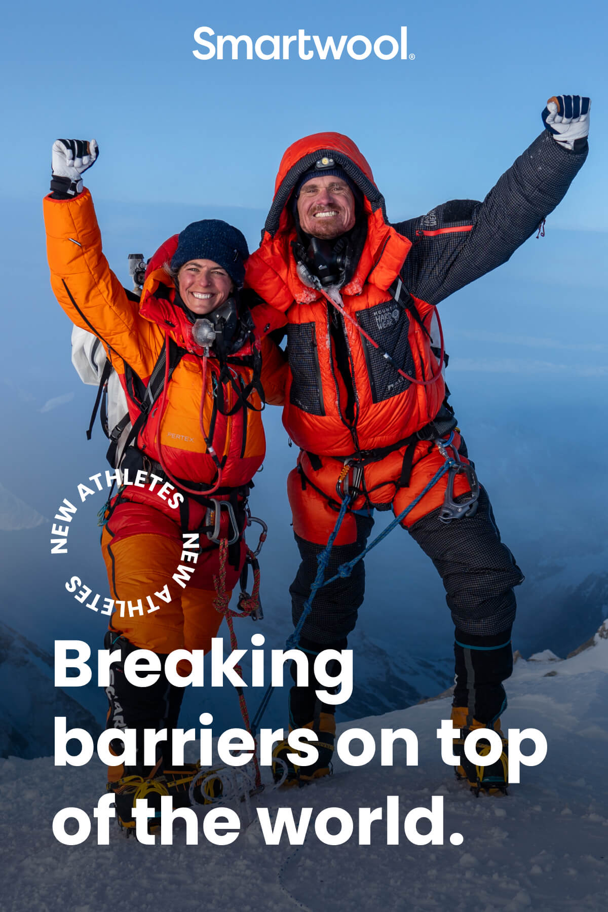 Breaking barriers on top of the world.
