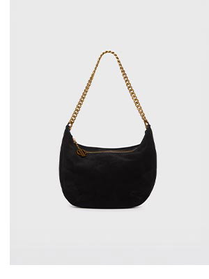 Kensi Small in Black Suede