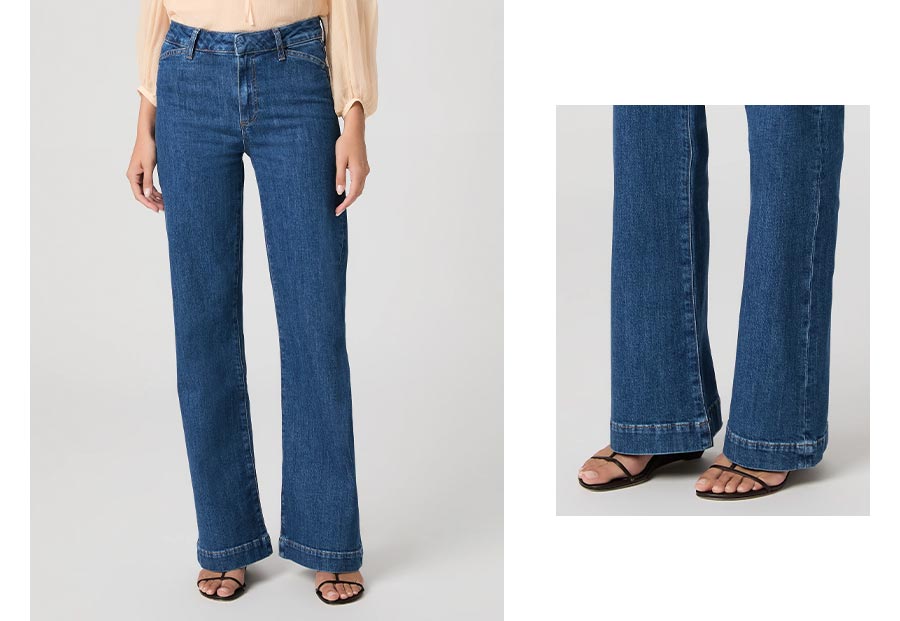 Leenah 32" Wide Leg Jean in Glendora