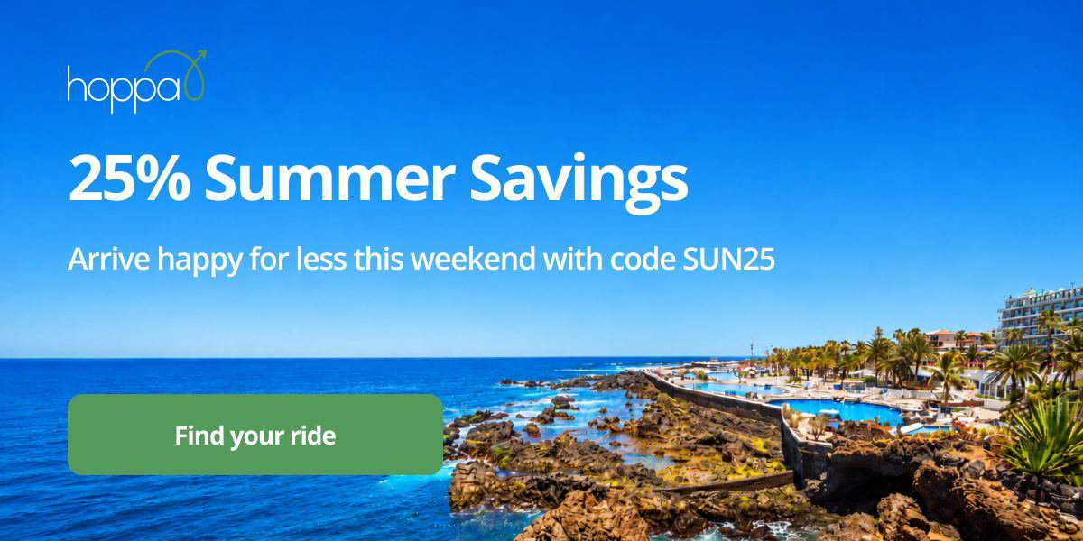 25% Summer Savings - 25% off transfers worldwide with code SUN25