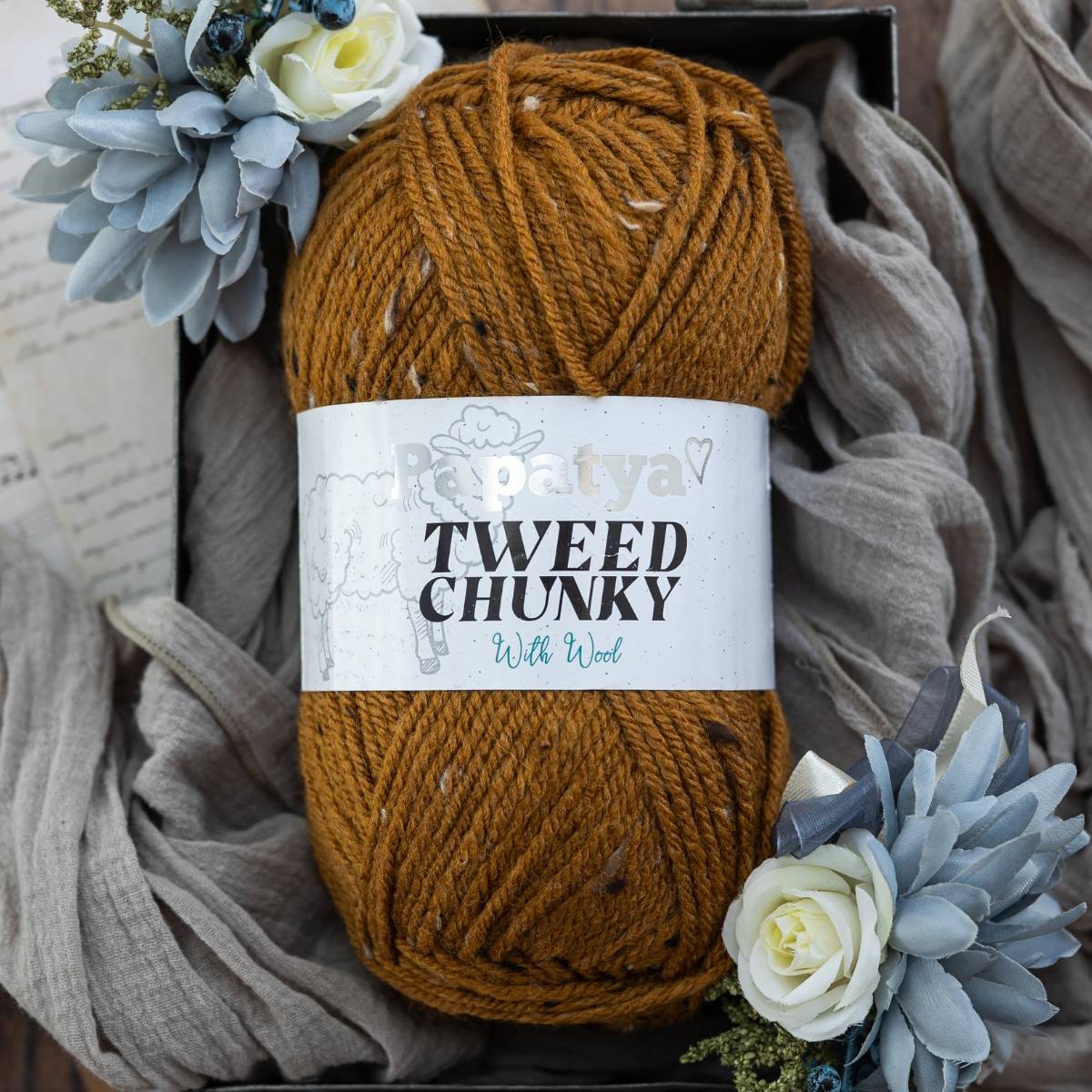 Image of Papatya Tweed Chunky