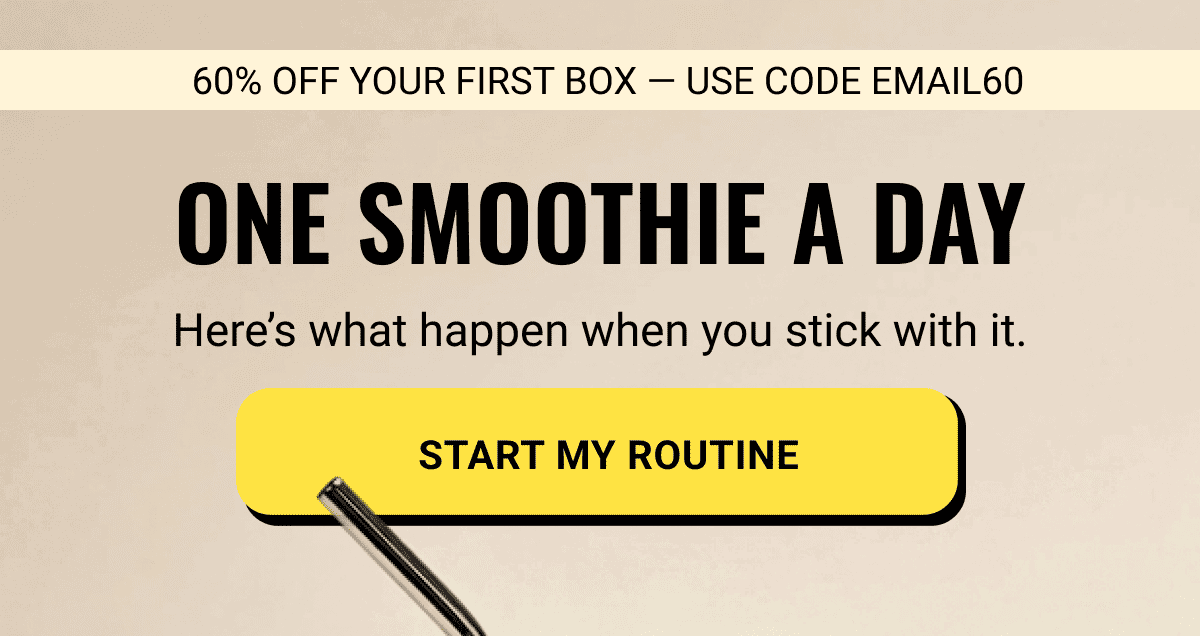 One smoothie a day