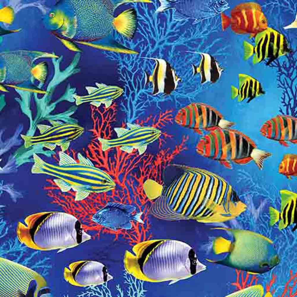 Image of Benartex - Oceana by Kanvas Studio - Jewel Of The Sea - Multi  - 108" Wide Yardage