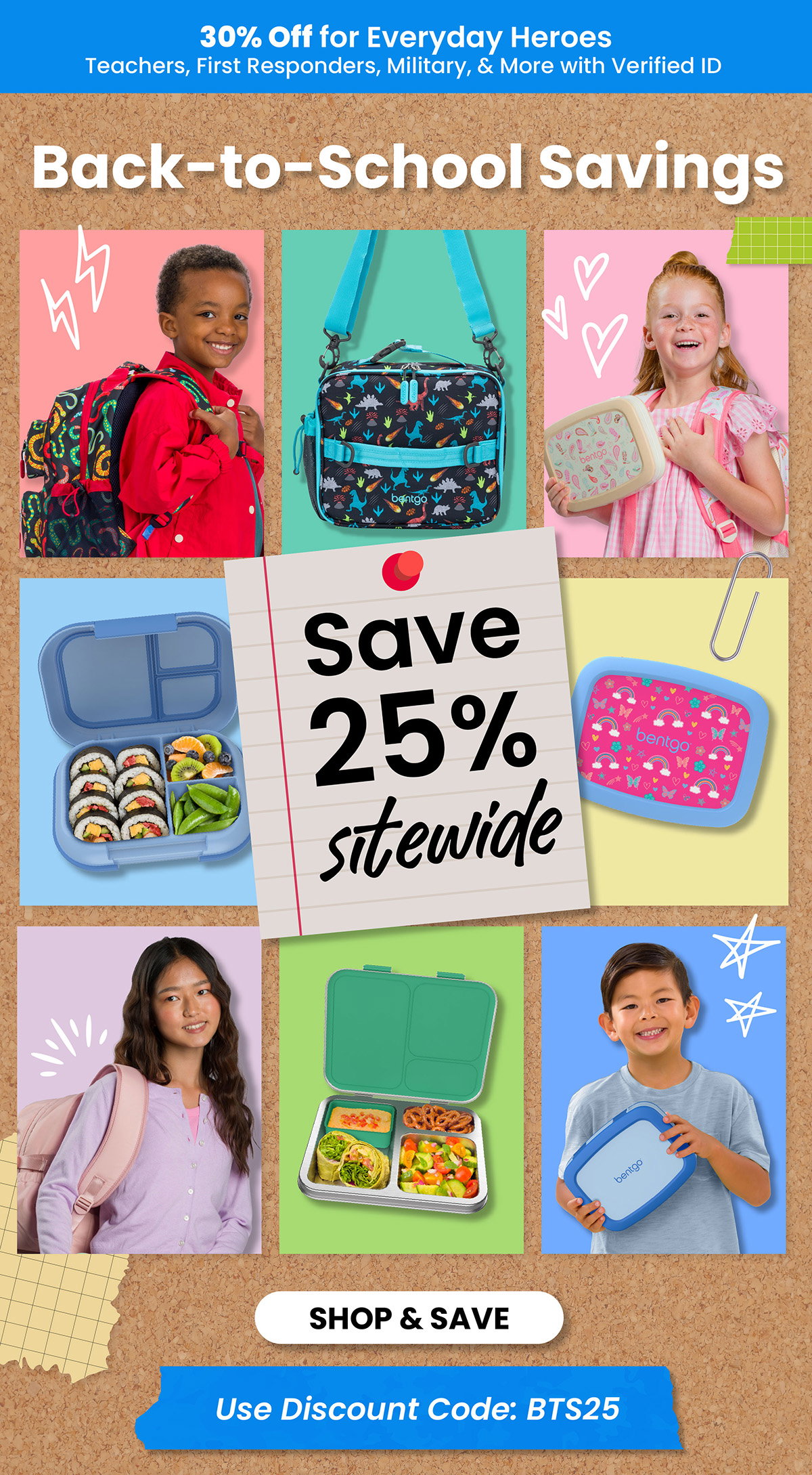 Back-to-School Savings - Save 25% Sitewide - Shop & Save And Use Discount Code: BTS25 | 30% Off For Everyday Heroes - Teachers, First Responders, Military, & More With Verified ID