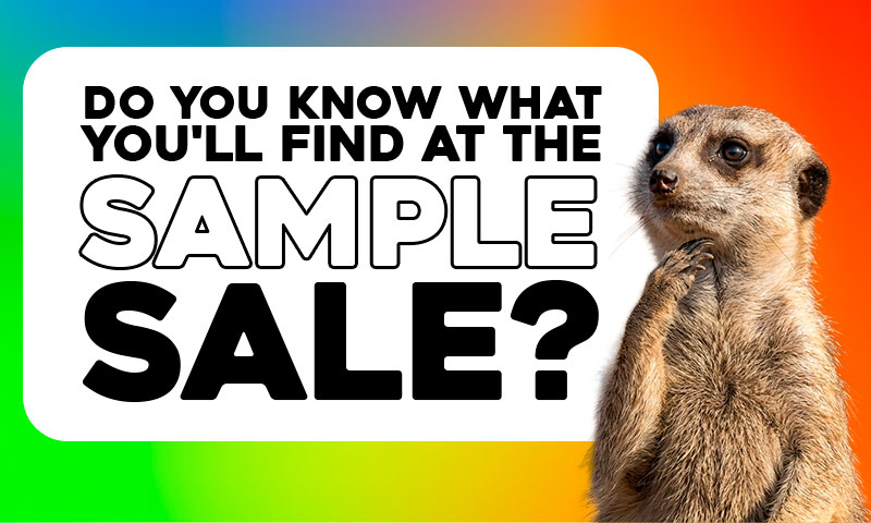 Shop Sample Sale