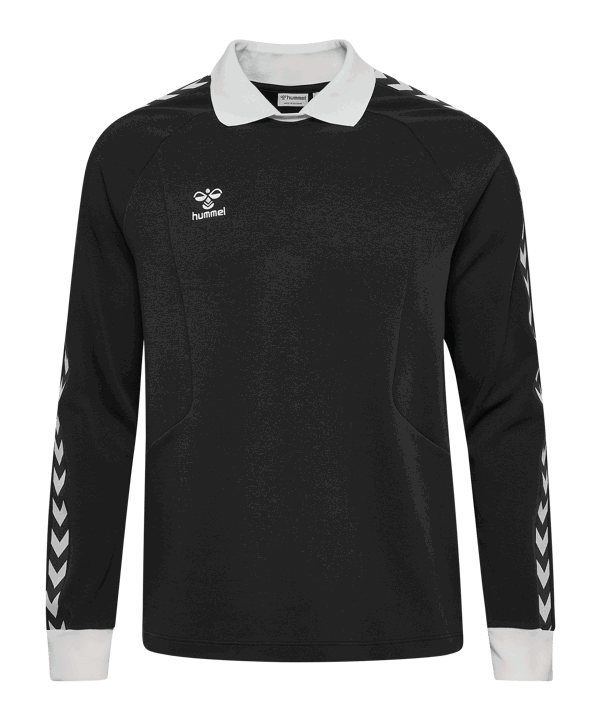 hummel Root Polo Langarm Schwarz F2001