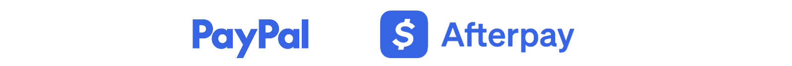 PayPal and Afterpay Logo's