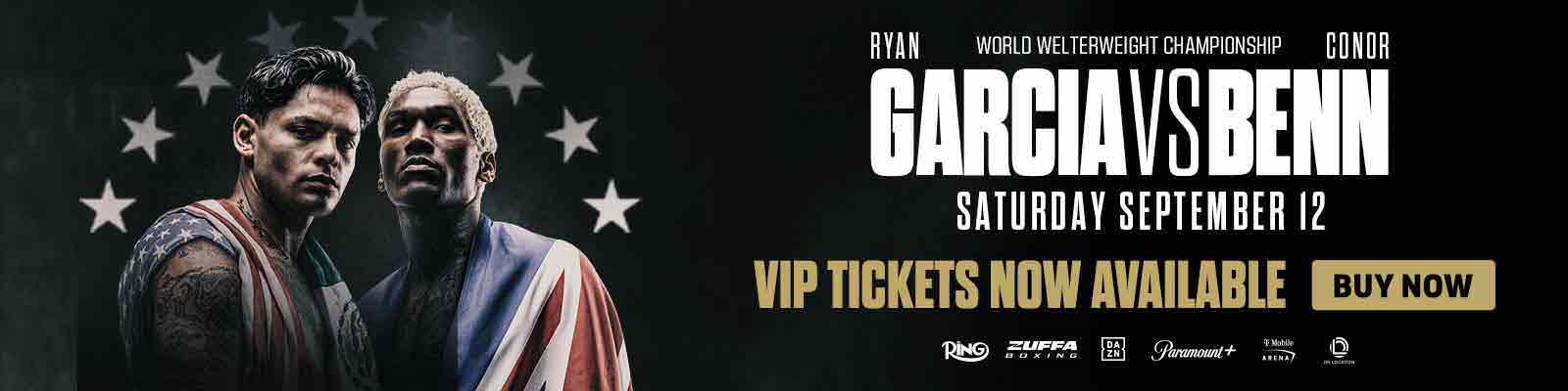 On Location Garcia vs. Benn VIP Packages